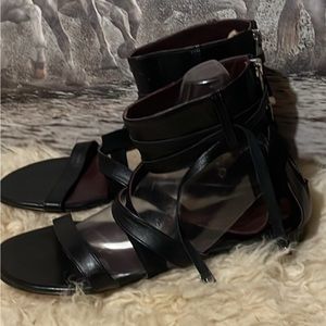 New J Lindeberg leather sandals